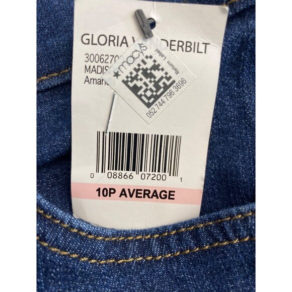 Gloria Vanderbilt Womens Petite Amanda Classic Jeans Madison Size 10P NWT - Picture 3 of 3